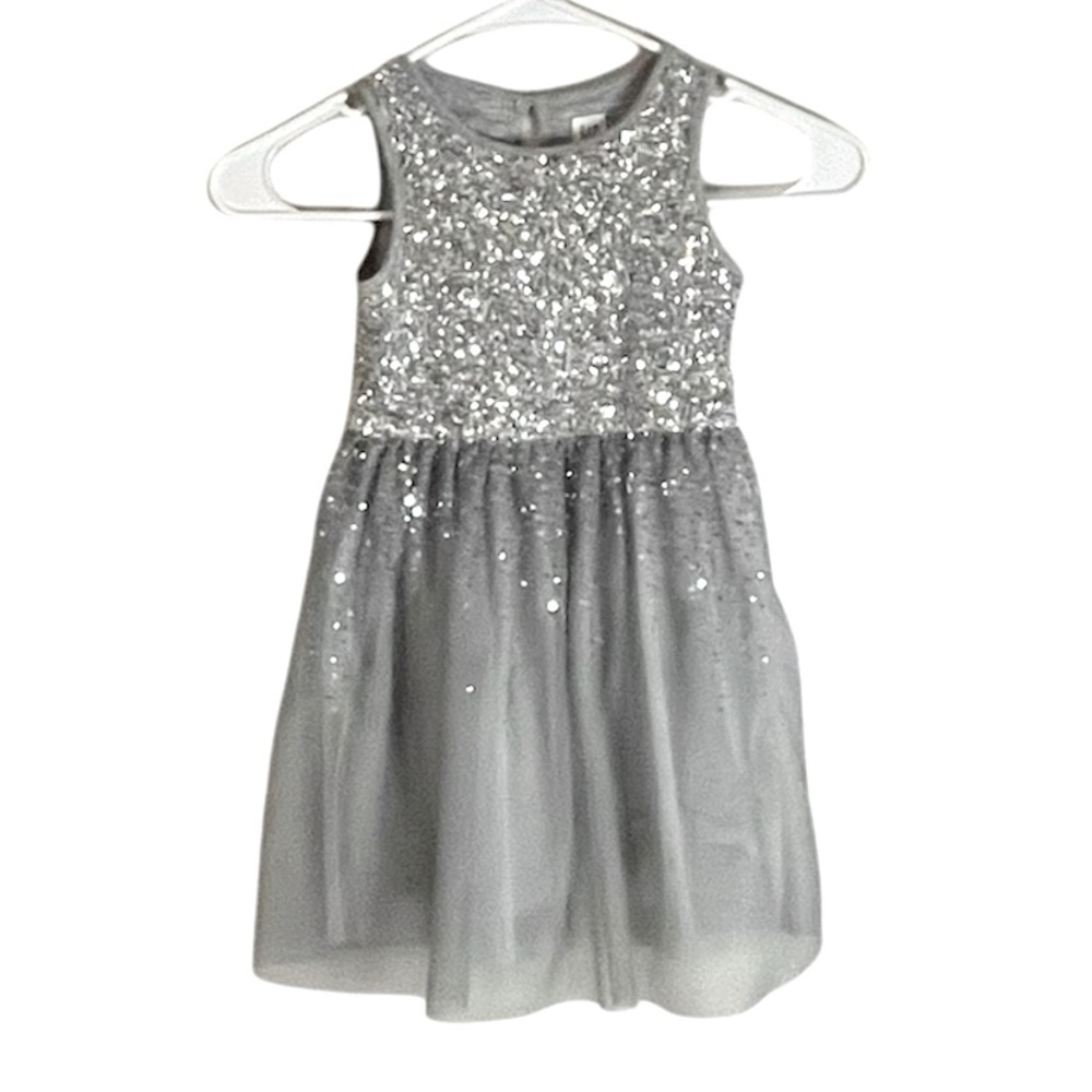 GAP Kids Sparkle Gray Dress